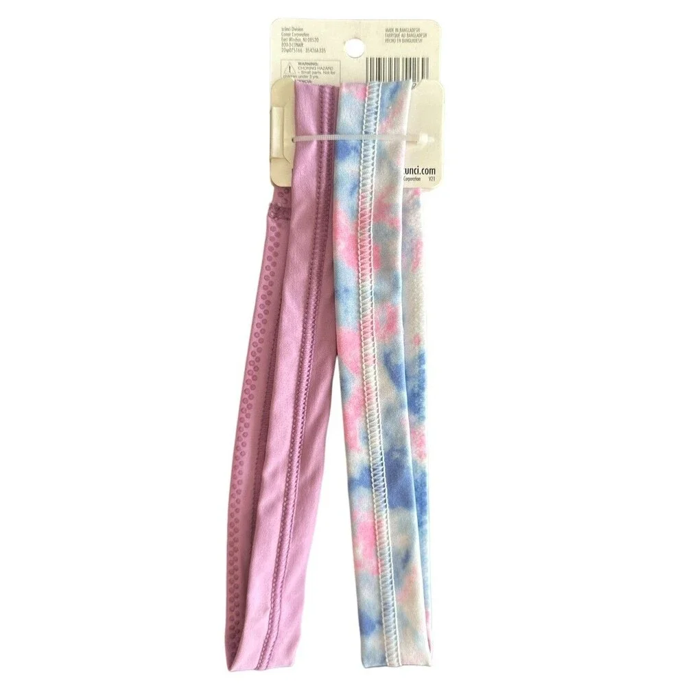 Set of 2 Scunci Morgan Simianer Headwraps - 35426 Pink Multi